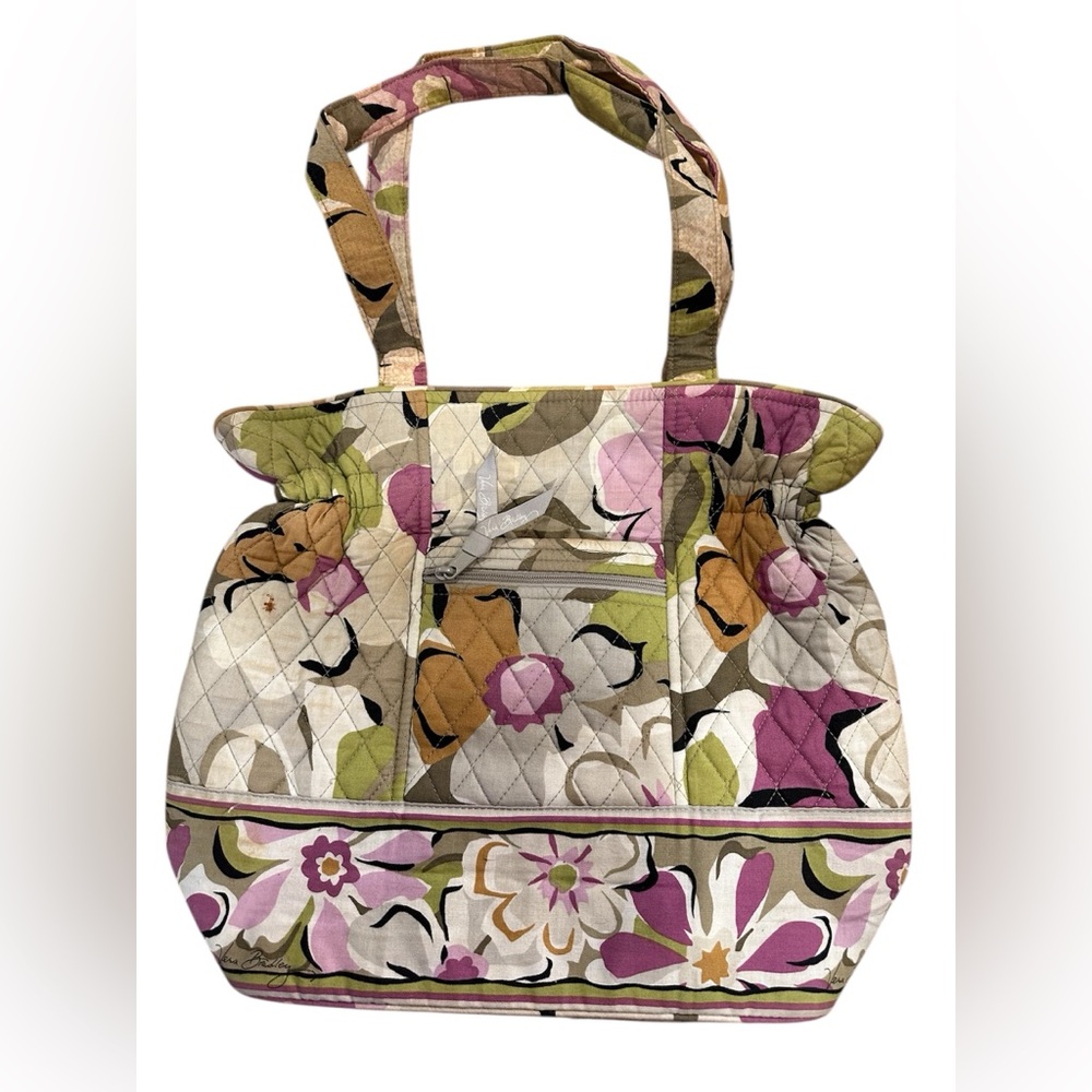 Vera Bradley Vintage Portabello Road Quilted Tote Bag